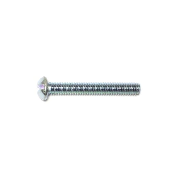 Midwest Fastener #8-32 x 1-1/4 in Slotted Round Machine Screw, Zinc Plated Steel, 36 PK 61765 - main